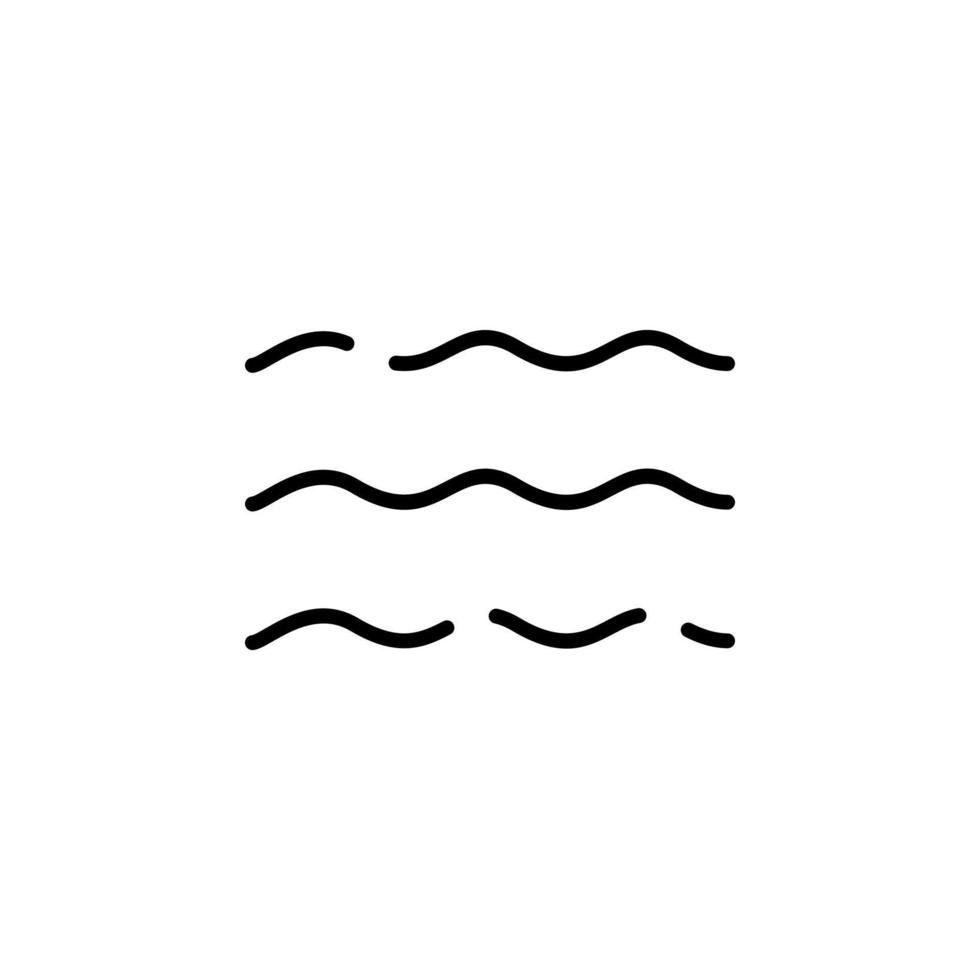 goccia d'acqua, acqua, gocciolina, liquido tratteggiata linea icona vettore illustrazione logo modello. adatto per molti scopi.