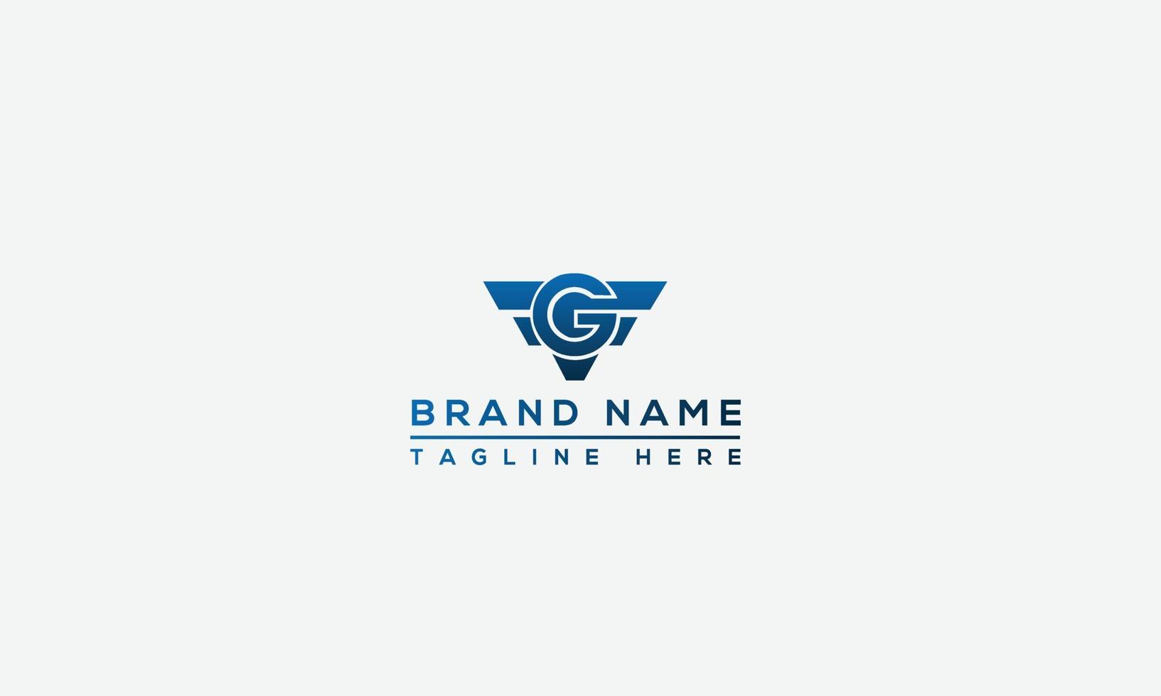 g logo design modello vettore grafico il branding elemento