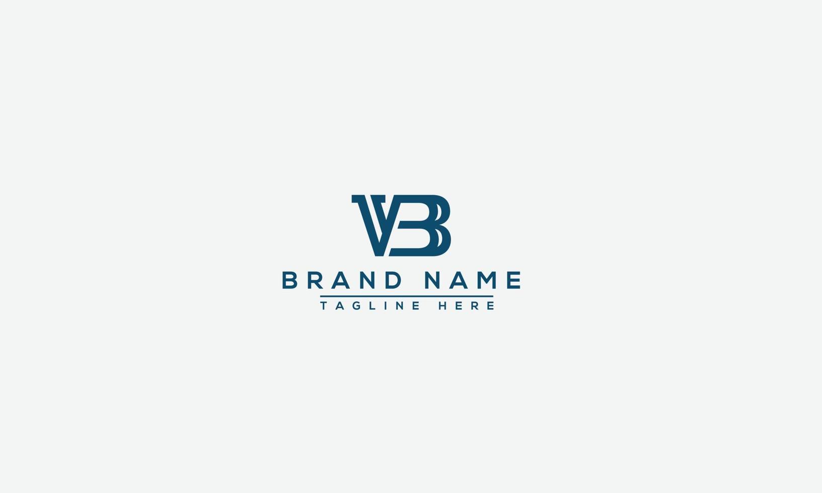 vb logo design modello vettore grafico il branding elemento.