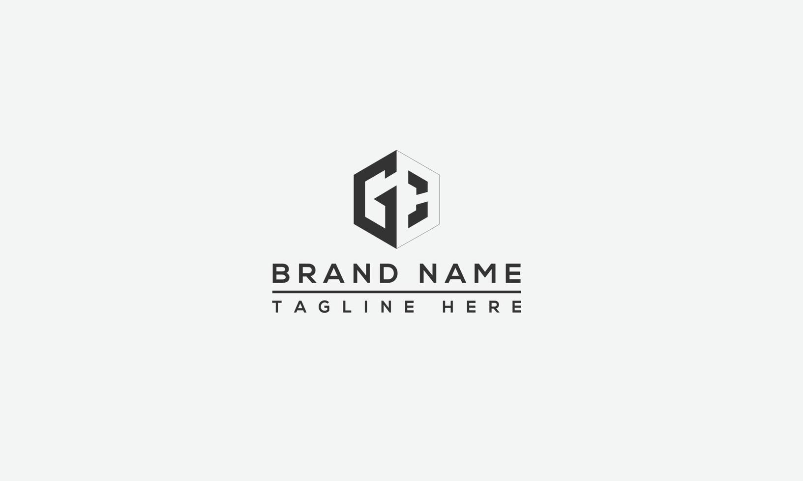 gc logo design modello vettore grafico il branding elemento