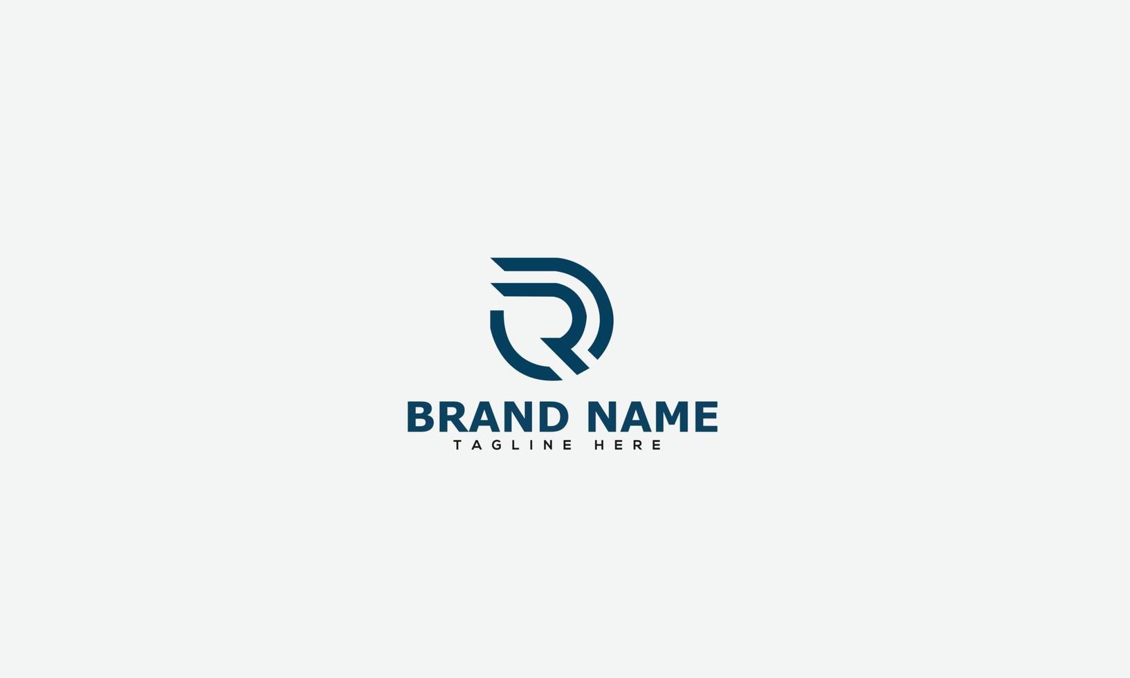 elemento di branding grafico vettoriale del modello di progettazione del logo r.