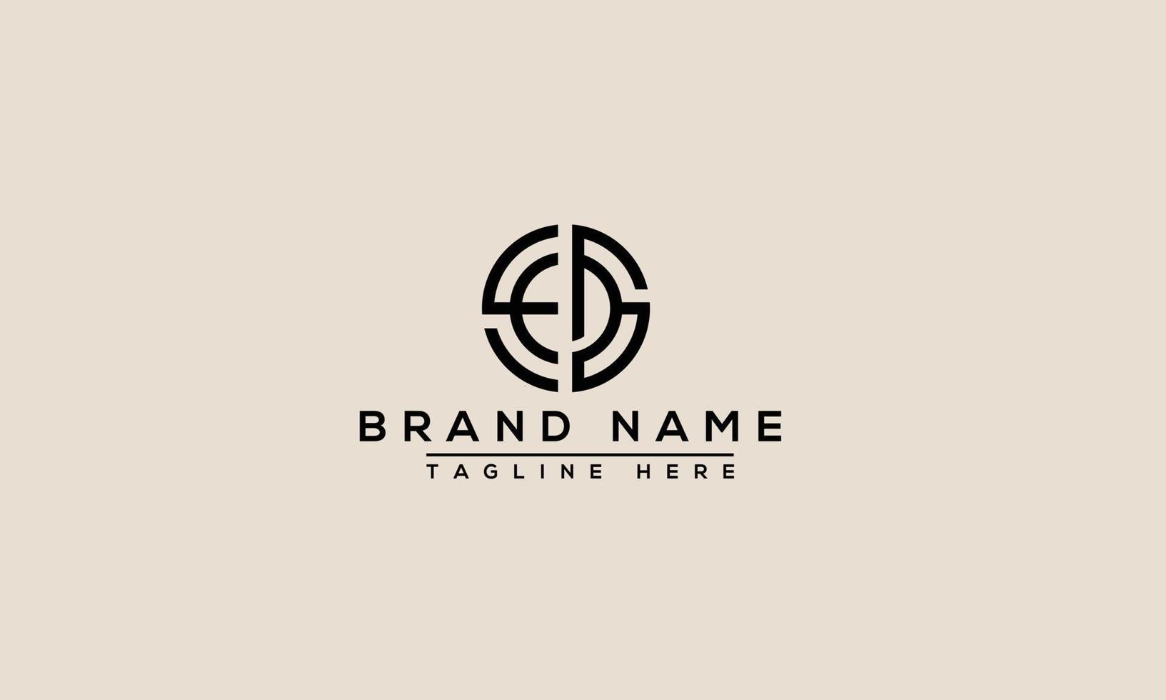 ed logo design modello vettore grafico il branding elemento.