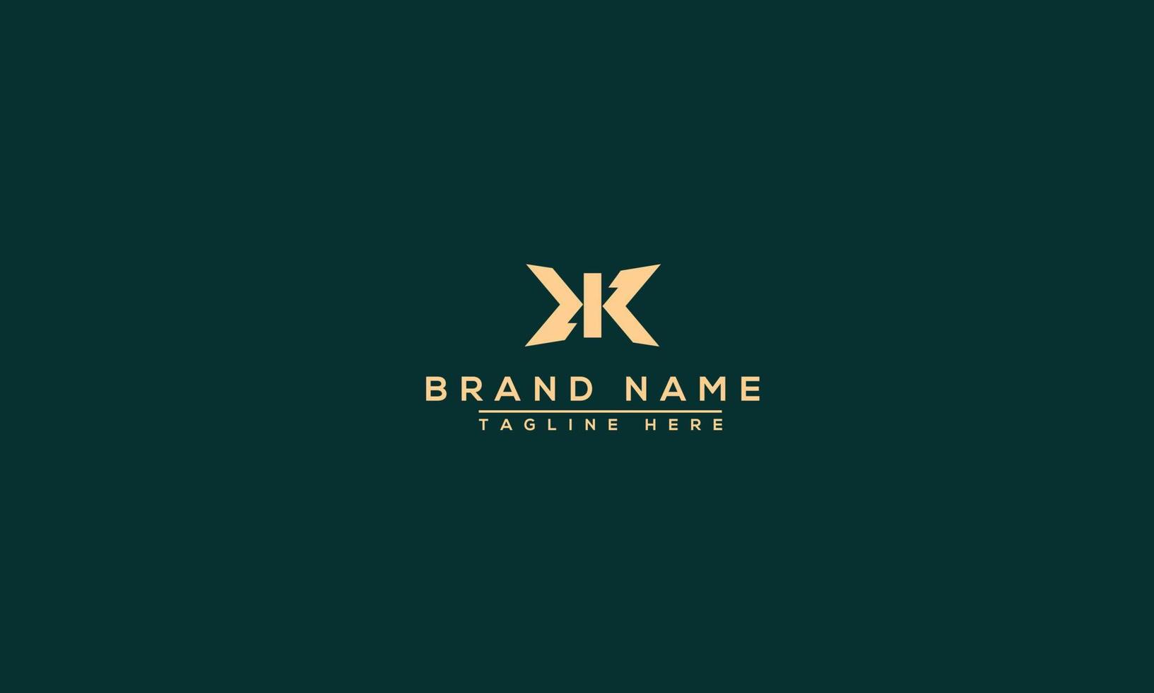 kk logo design modello vettore grafico il branding elemento.