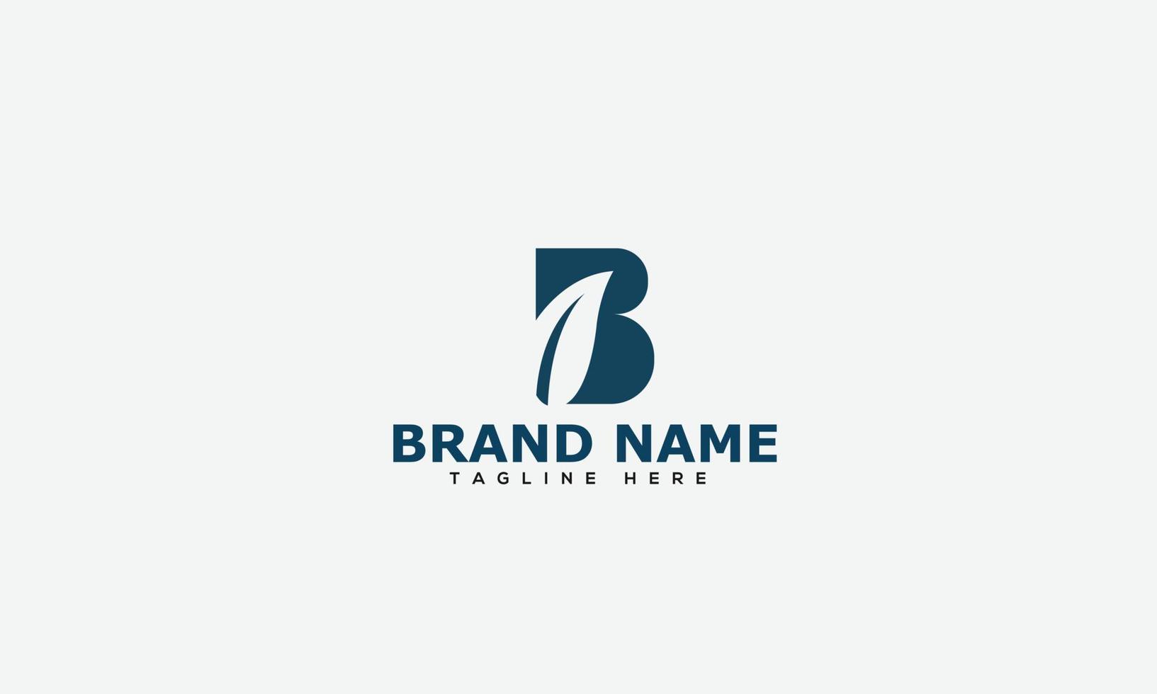 b logo design template elemento di branding grafico vettoriale. vettore