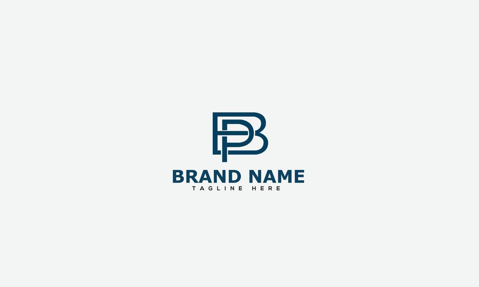 bp logo design modello vettore grafico il branding elemento.