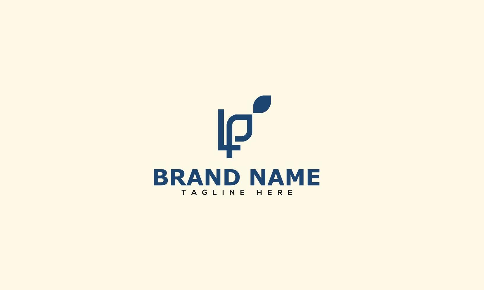 lp logo design modello vettore grafico il branding elemento