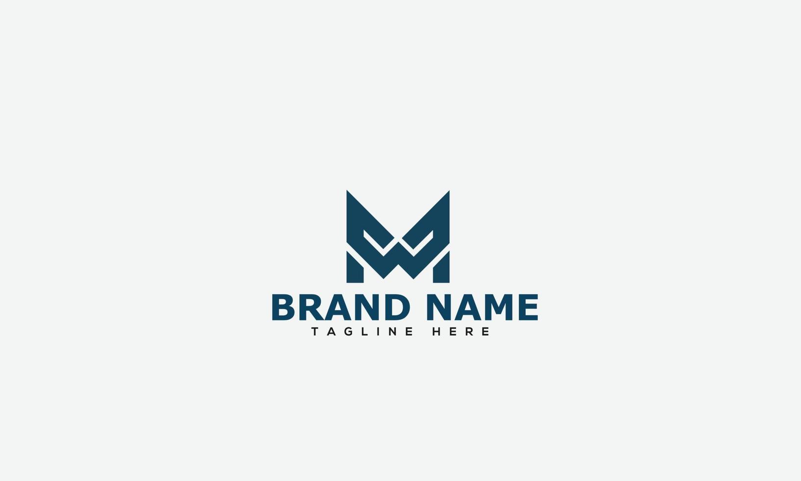 mw logo design modello vettore grafico il branding elemento