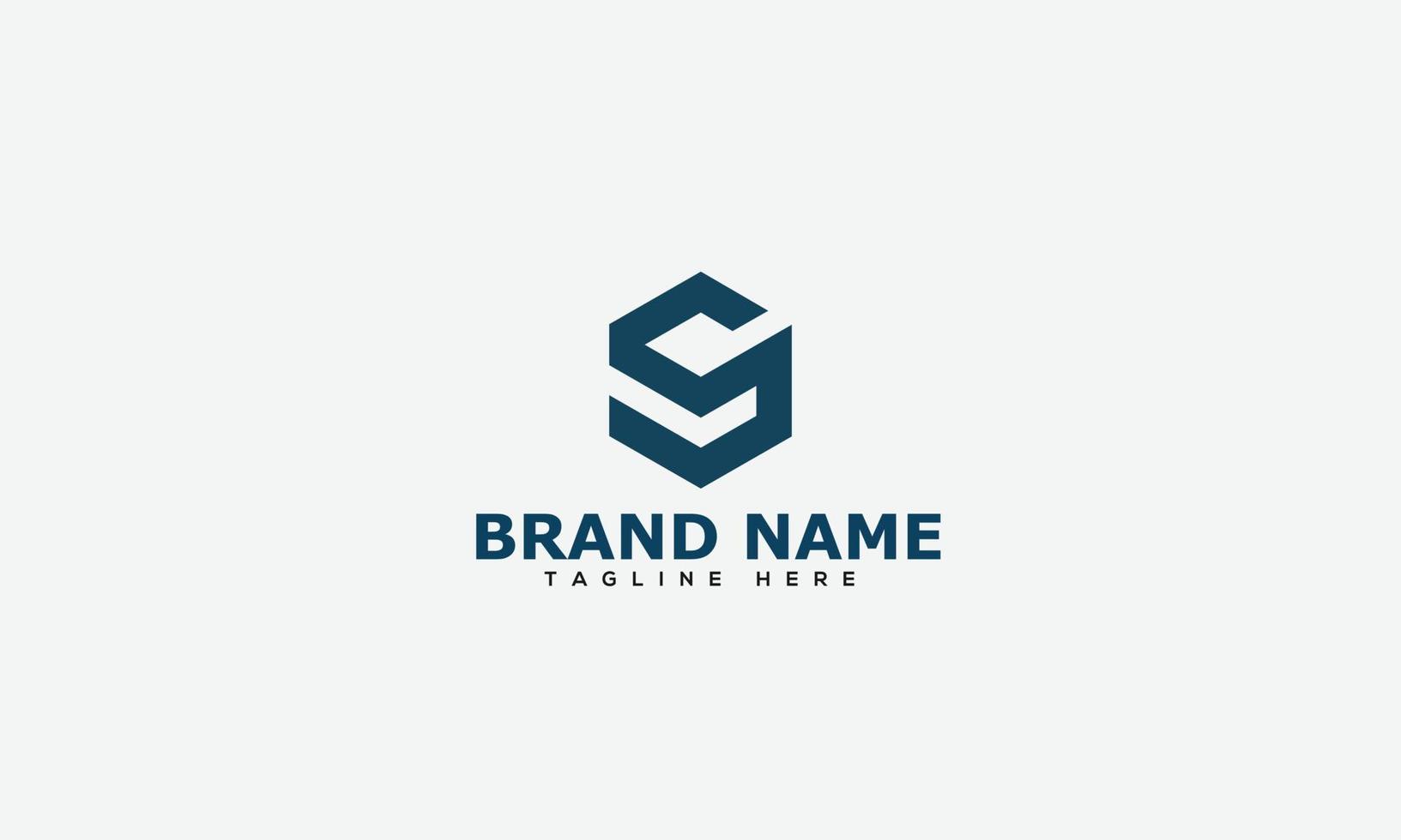 cs logo design template elemento di branding grafico vettoriale. vettore