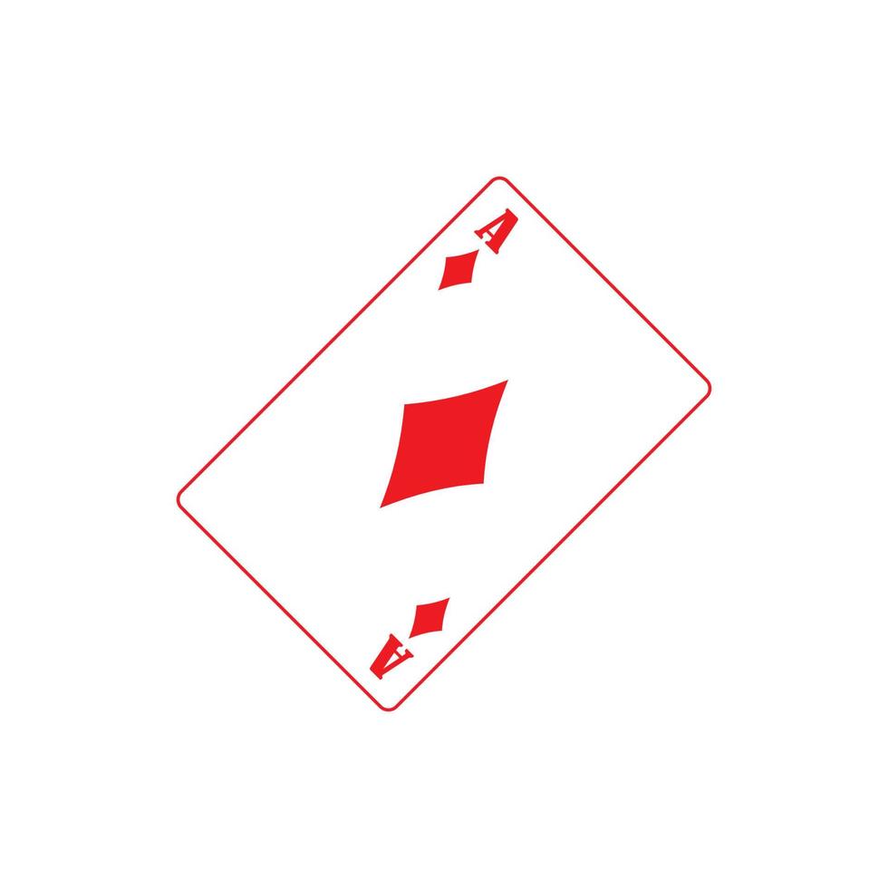 icona della carta da gioco vettore