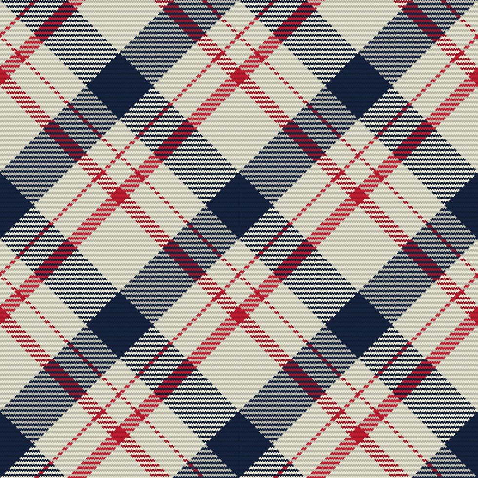 senza soluzione di continuità modello di Scozzese tartan plaid. ripetibile sfondo con dai un'occhiata tessuto struttura. vettore fondale a strisce tessile Stampa.