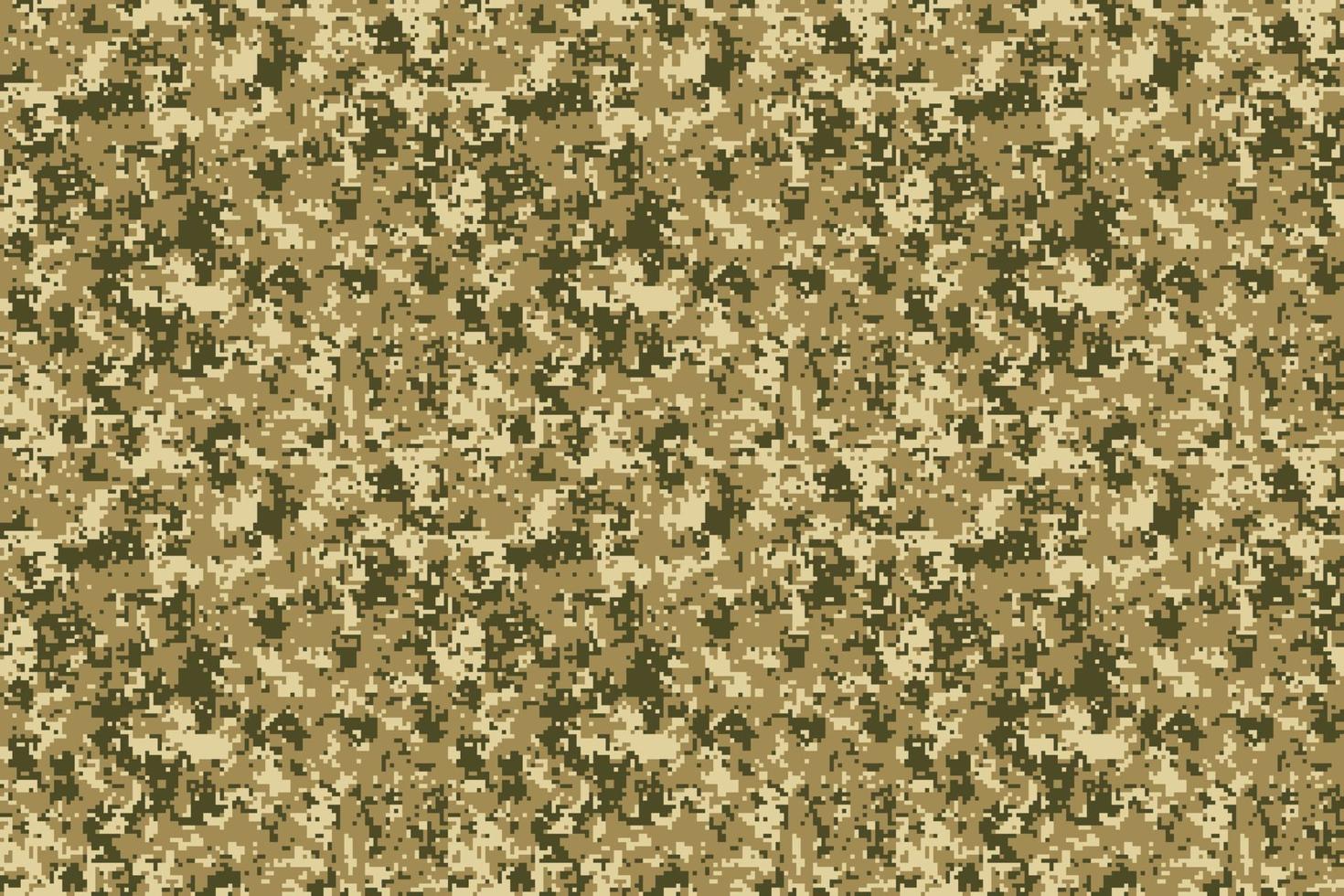 pixel camuffare per un' soldato esercito uniforme. moderno Camo tessuto design. digitale militare vettore sfondo.