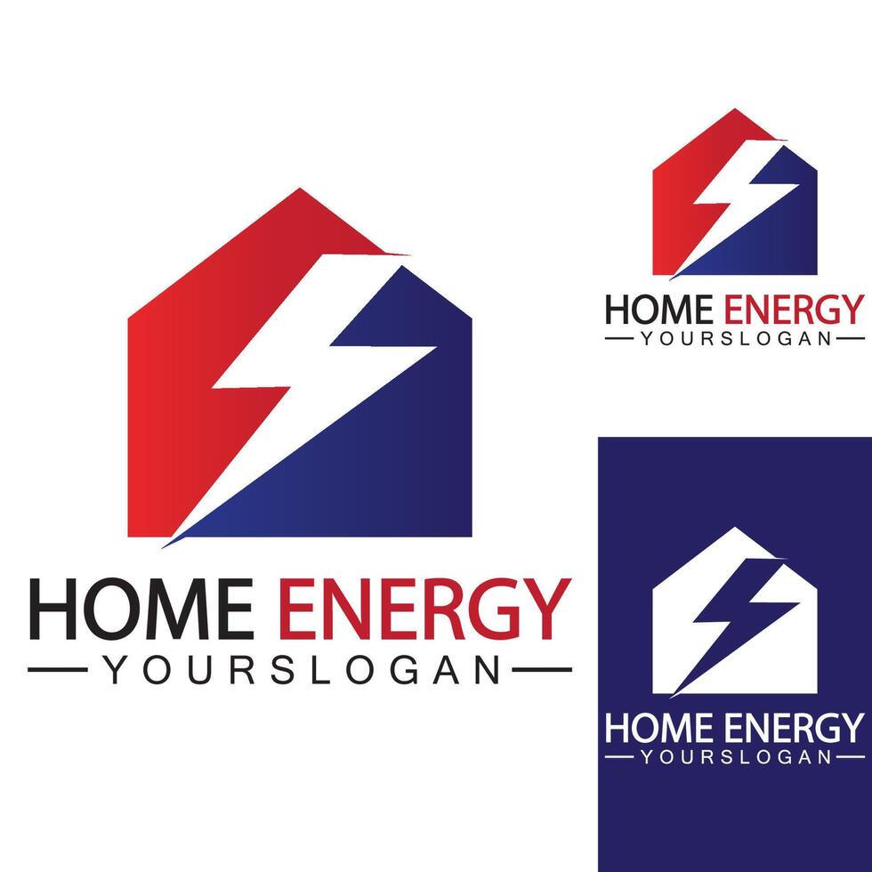 casa energia energia logo vettore icona simbolo design illustrazione
