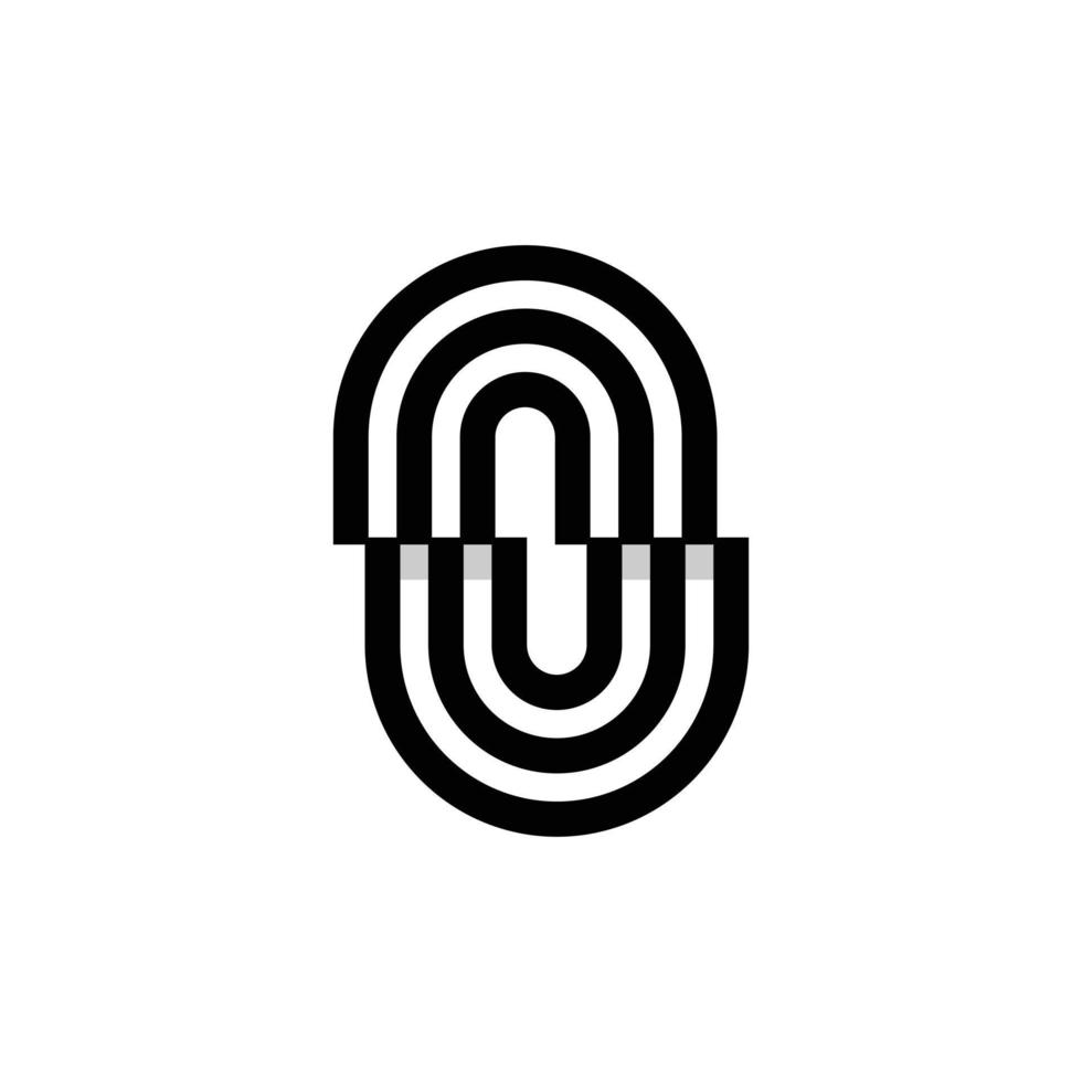 moderno lettera o monogramma logo design vettore