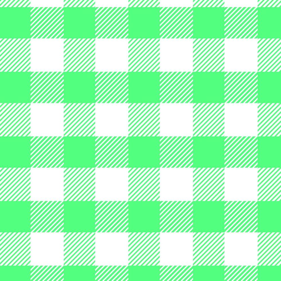 plaid dai un'occhiata Patten nel verde e bianco.senza soluzione di continuità tessuto struttura per Stampa. vettore