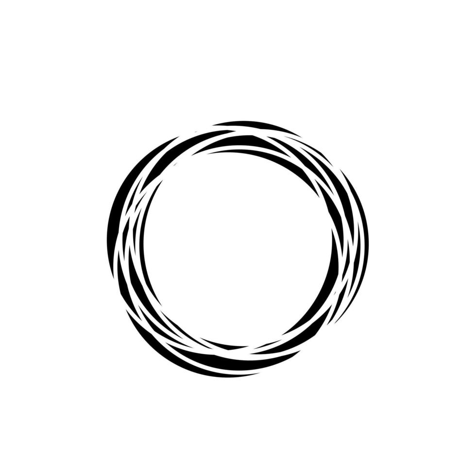 vettore design astratto cerchio logo icona professionista vettore