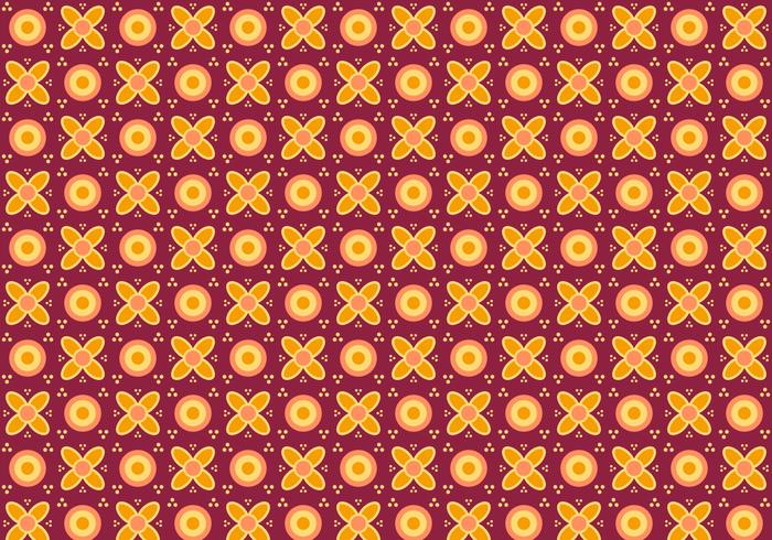 Batik Pattern Vector # 1 gratuito