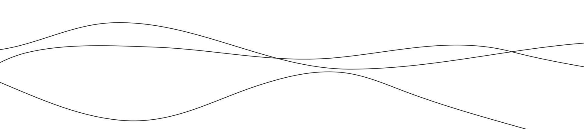 magro linea ondulato astratto vettore sfondo. curva onda senza soluzione di continuità modello. linea arte a strisce grafico modello.