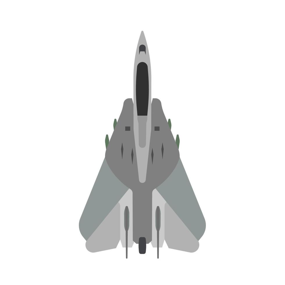 militare aereo vettore icona superiore Visualizza. aviazione aria combattente Jet. guerra aereo Avanzate. intercettore velocità gioco Marina Militare veicolo