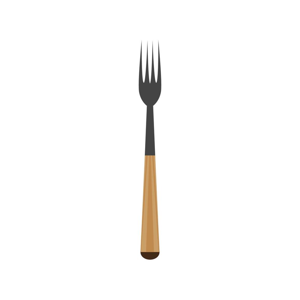 forchetta vettore illustrazione icona coltello design posate. cucinando simbolo argenteria silhouette cucina utensile attrezzatura attrezzo. metallo prima colazione oggetto cartello forchetta