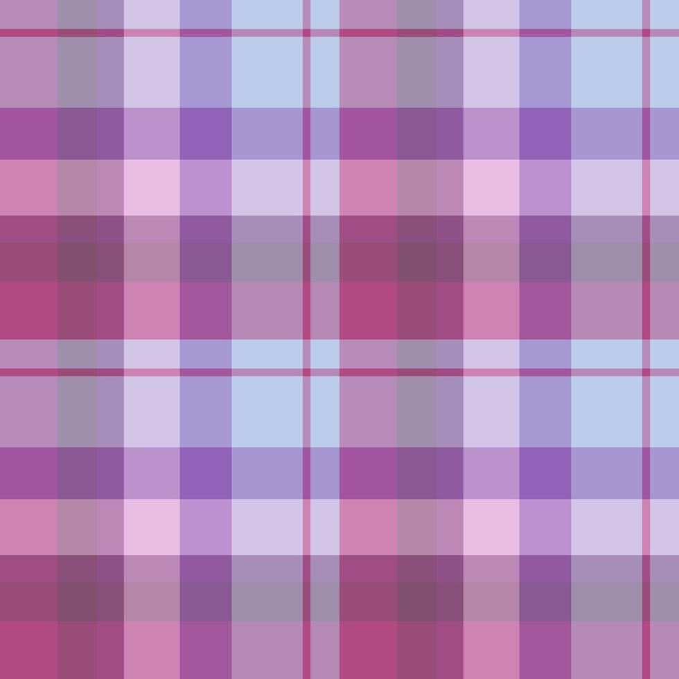 senza soluzione di continuità modello nel elegante luminosa viola e rosa e leggero blu colori per plaid, tessuto, tessile, Abiti, tovaglia e altro le cose. vettore Immagine.