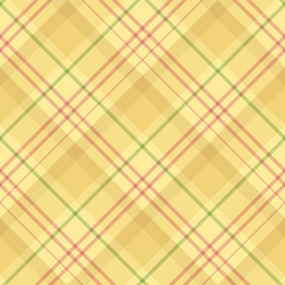 senza soluzione di continuità modello nel caldo giallo, luminosa rosso e verde colori per plaid, tessuto, tessile, Abiti, tovaglia e altro le cose. vettore Immagine. 2