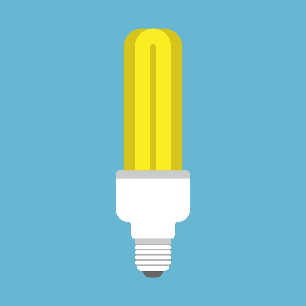 leggero lampadina lampada idea decorazione vettore icona concetto. splendore energia illuminato creativo cartello giallo luminosa. tecnologia attrezzatura
