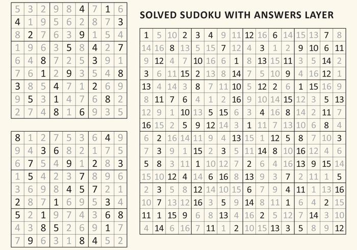 Risolto il Sudoku vettore