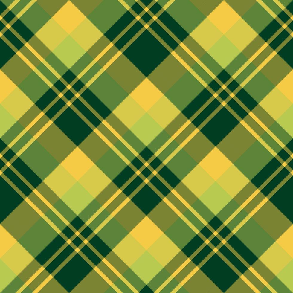 senza soluzione di continuità modello nel estate giallo e verde colori per plaid, tessuto, tessile, Abiti, tovaglia e altro le cose. vettore Immagine. 2