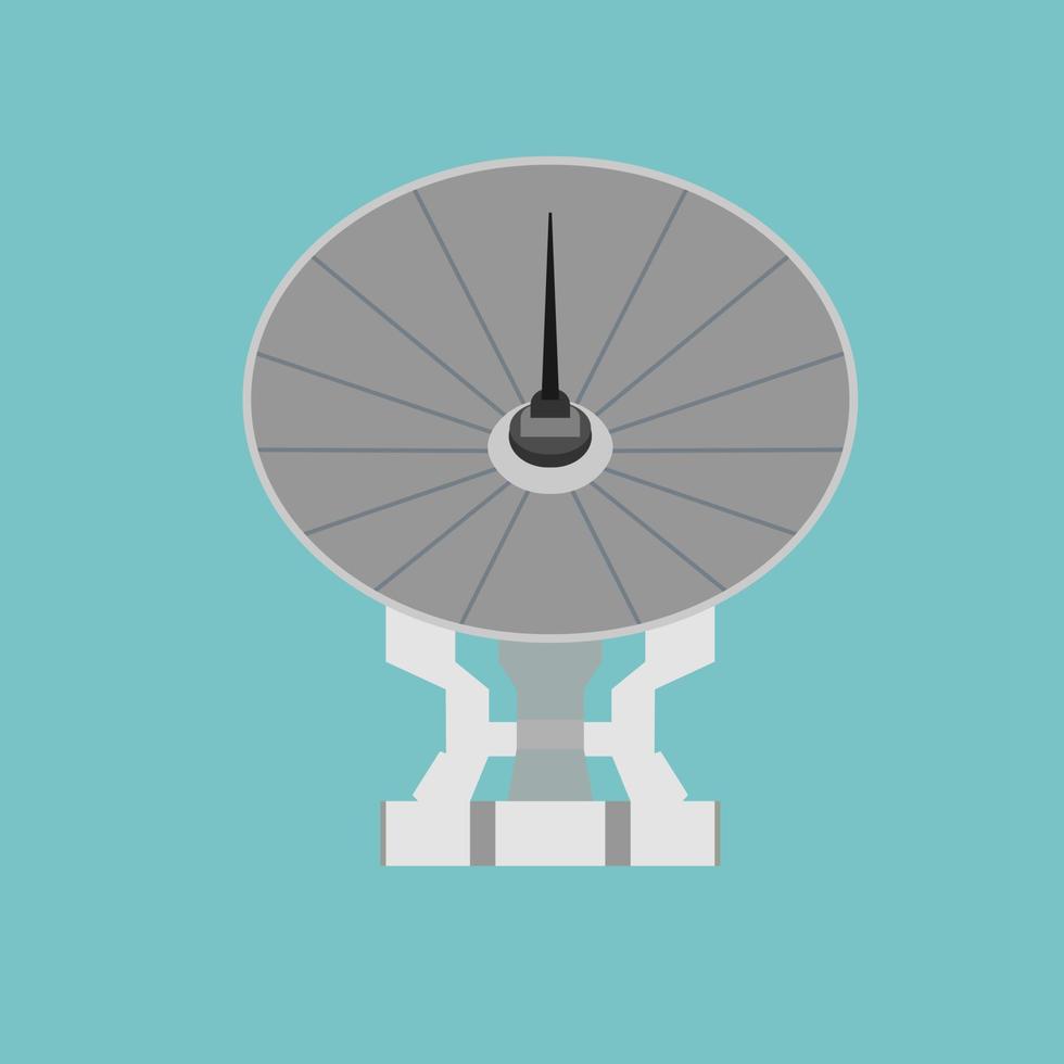 satellitare antenna trasmissione spazio tv illustrazione vettore icona. cartello globale ragnatela attività commerciale informazione onda. industria parabolico piatto