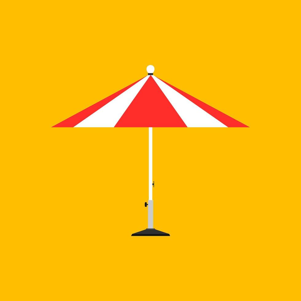 sole ombrello natura costa spiaggia cartello estate tempo libero vettore icona. luce del sole parasole mare elemento vacanza viaggio