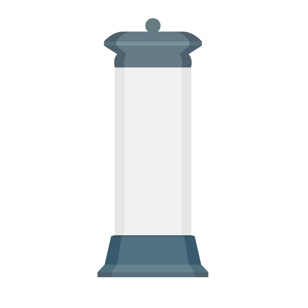tabellone cilindro strada segnaletica verticale offrire davanti Visualizza vettore icona anno Domini. informazione annuncio pubblicitario città bandiera elemento