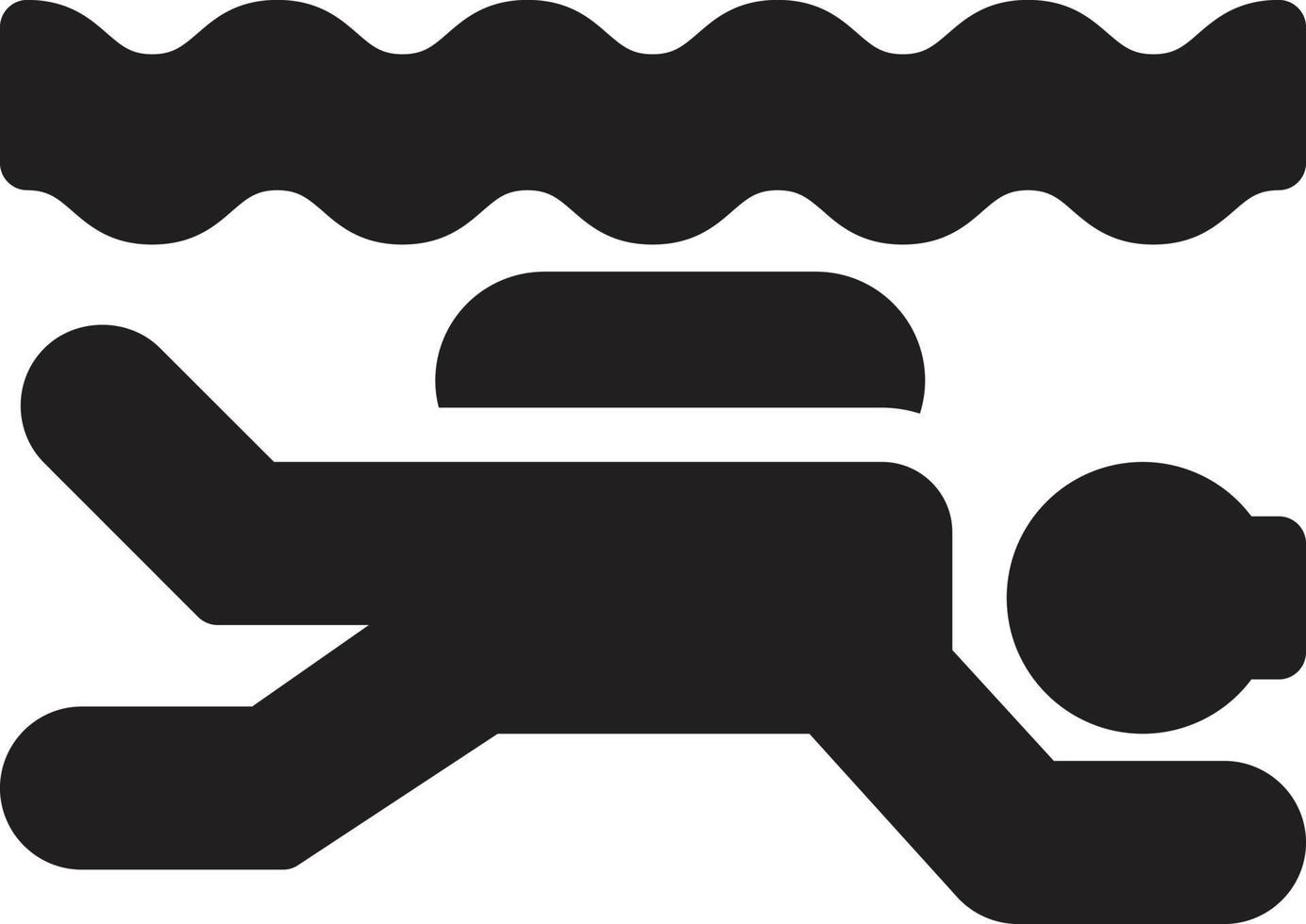 illustrazione vettoriale di immersione su uno sfondo simboli di qualità premium. icone vettoriali per il concetto e la progettazione grafica.