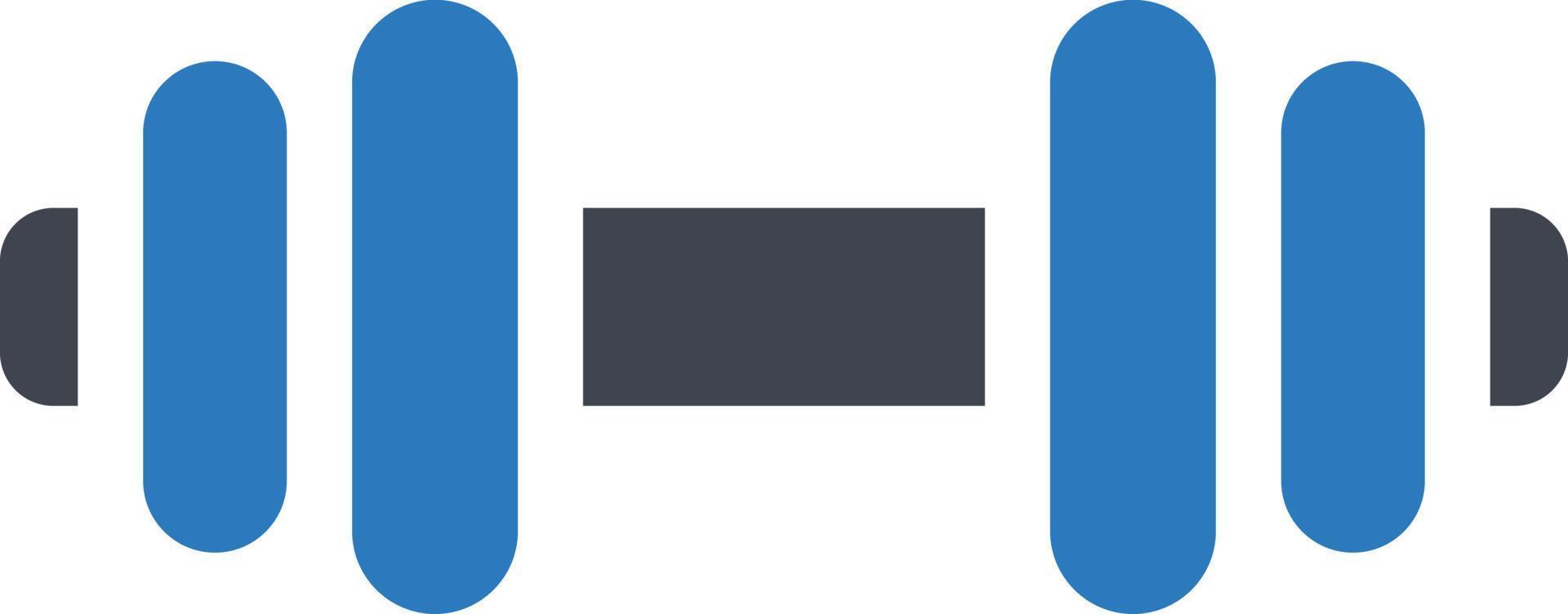 illustrazione vettoriale con manubri su uno sfondo. simboli di qualità premium. icone vettoriali per il concetto e la progettazione grafica.