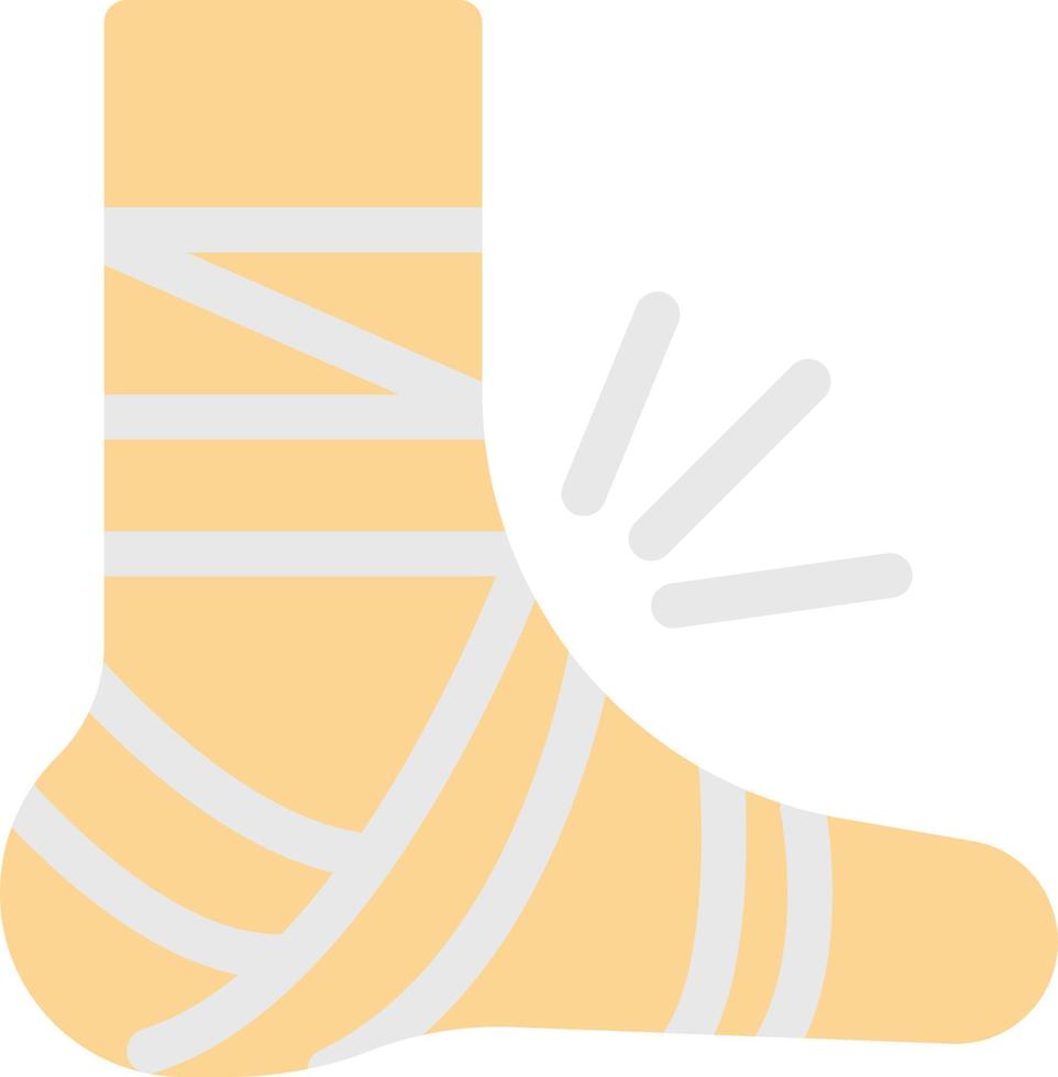 illustrazione vettoriale del piede su uno sfondo. simboli di qualità premium. icone vettoriali per il concetto e la progettazione grafica.