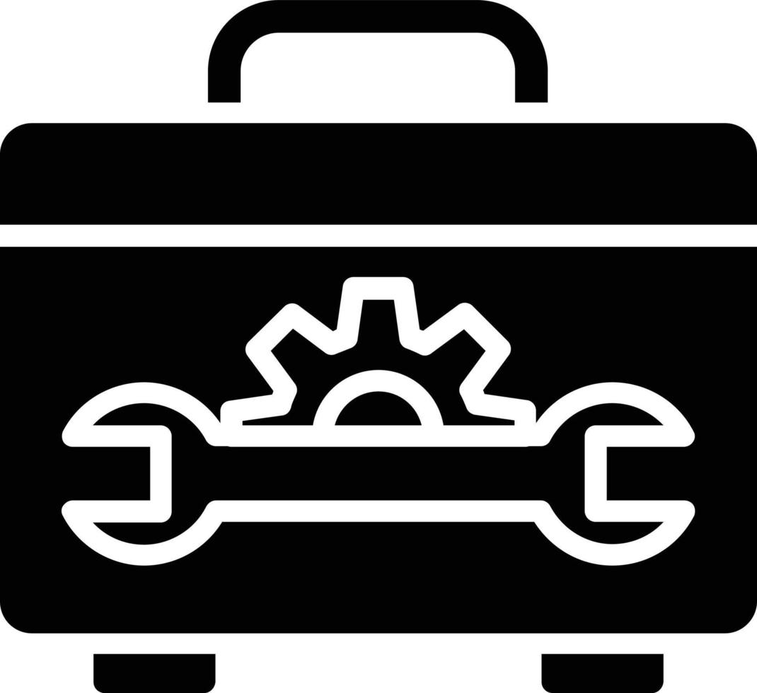 icona del glifo della casella degli strumenti vettore