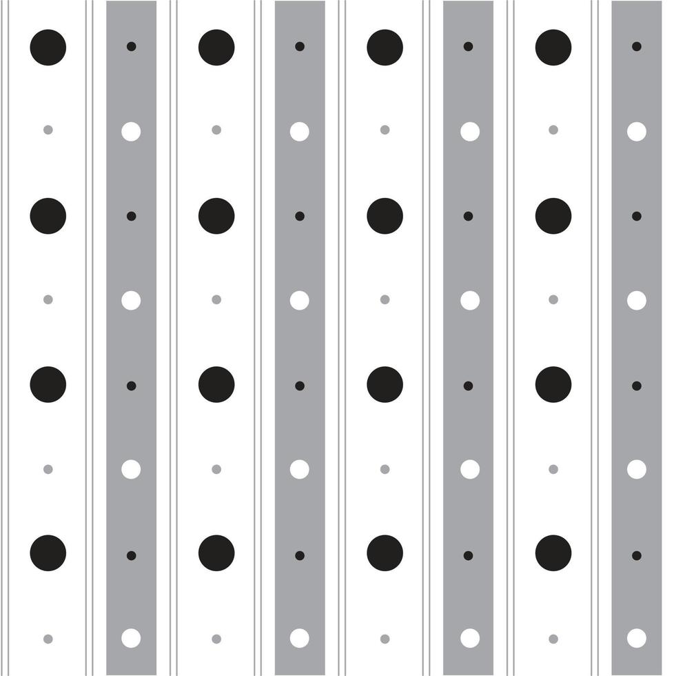 nero bianca grigio a pois cerchio il giro verticale linea banda punto trattino linea cerchio senza soluzione di continuità modello vettore illustrazione tovaglia, picnic stuoia avvolgere carta, stuoia, tessuto, tessile, sciarpa