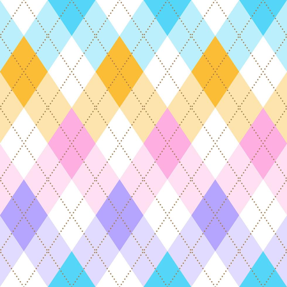 diamante piazza argyle diagonale trattino linea colore blu rosa arancia viola astratto forma elemento percalle scacchi modello illustrazione involucro carta, picnic stuoia, tovaglia, tessuto sfondo vettore