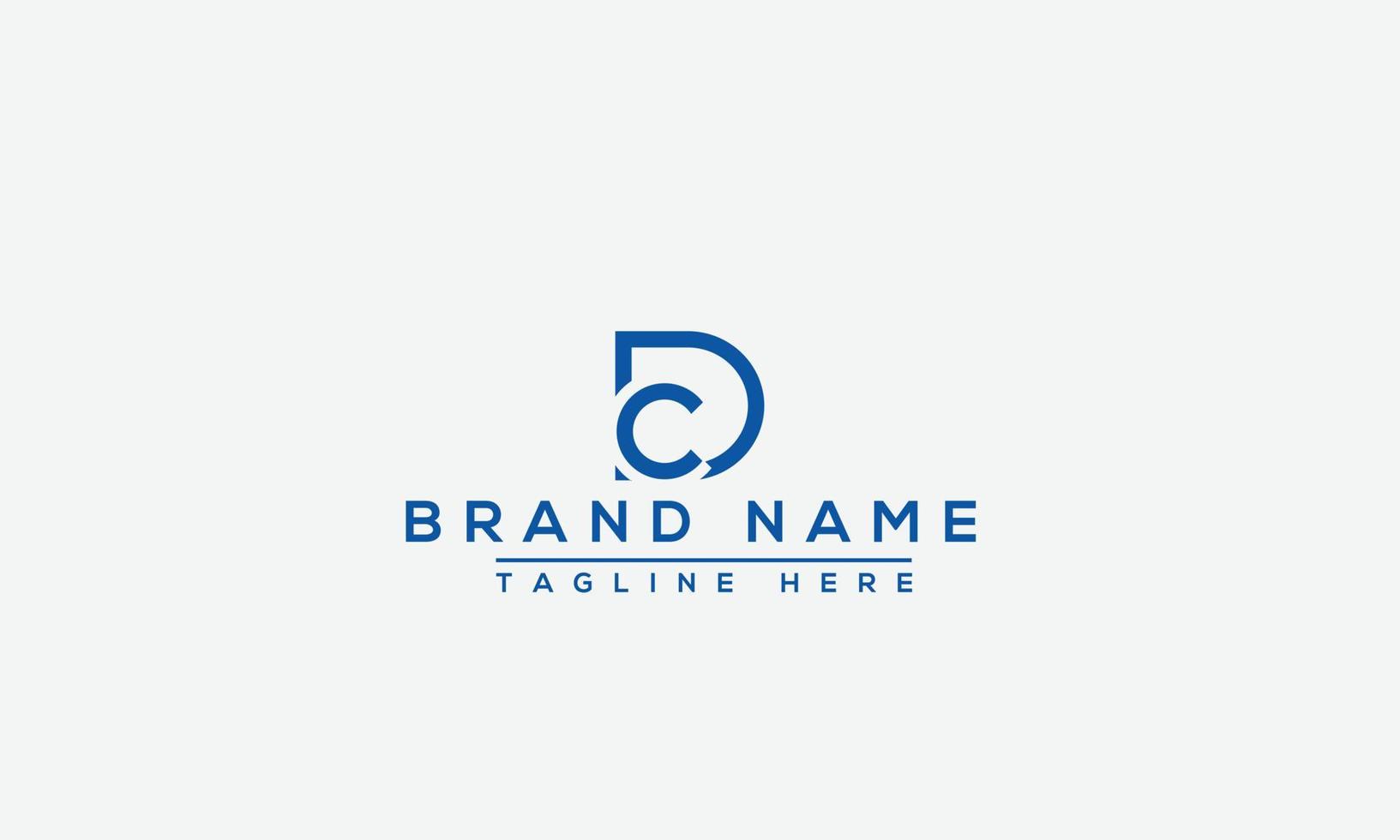 dc logo design modello vettore grafico il branding elemento.