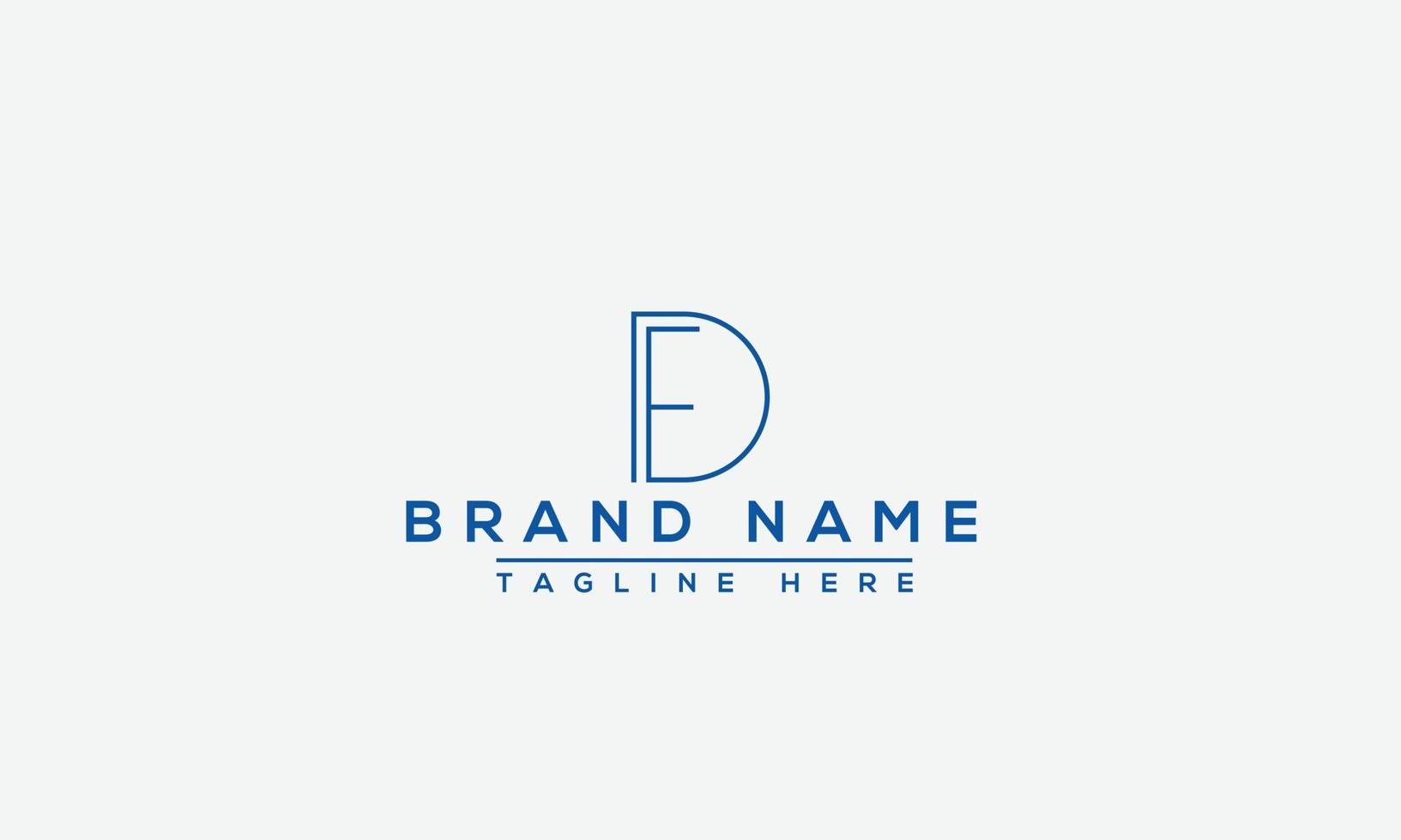 df logo design modello vettore grafico il branding elemento