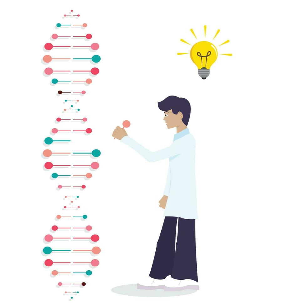 gene la modifica concetto vettore grafico