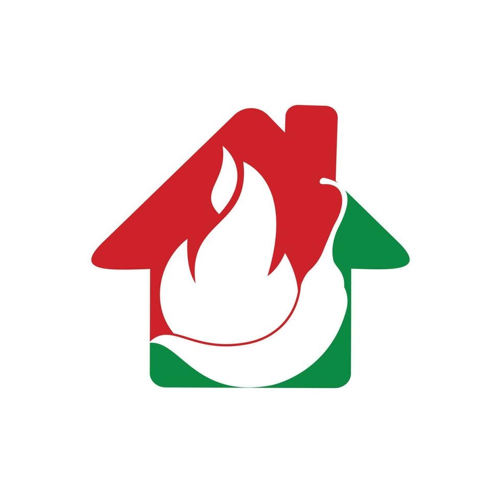 caldo chili vettore logo design concetto. fuoco chili logo simbolo, Spezia cibo simbolo icona.