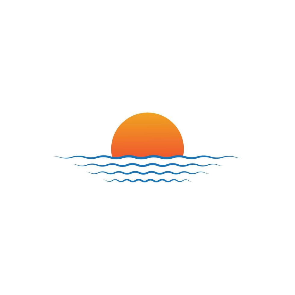 tramonto logo vettore