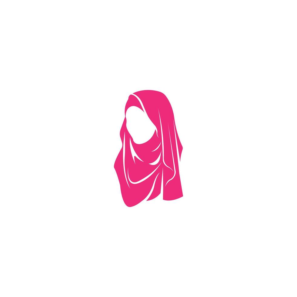 vettore logo hijab