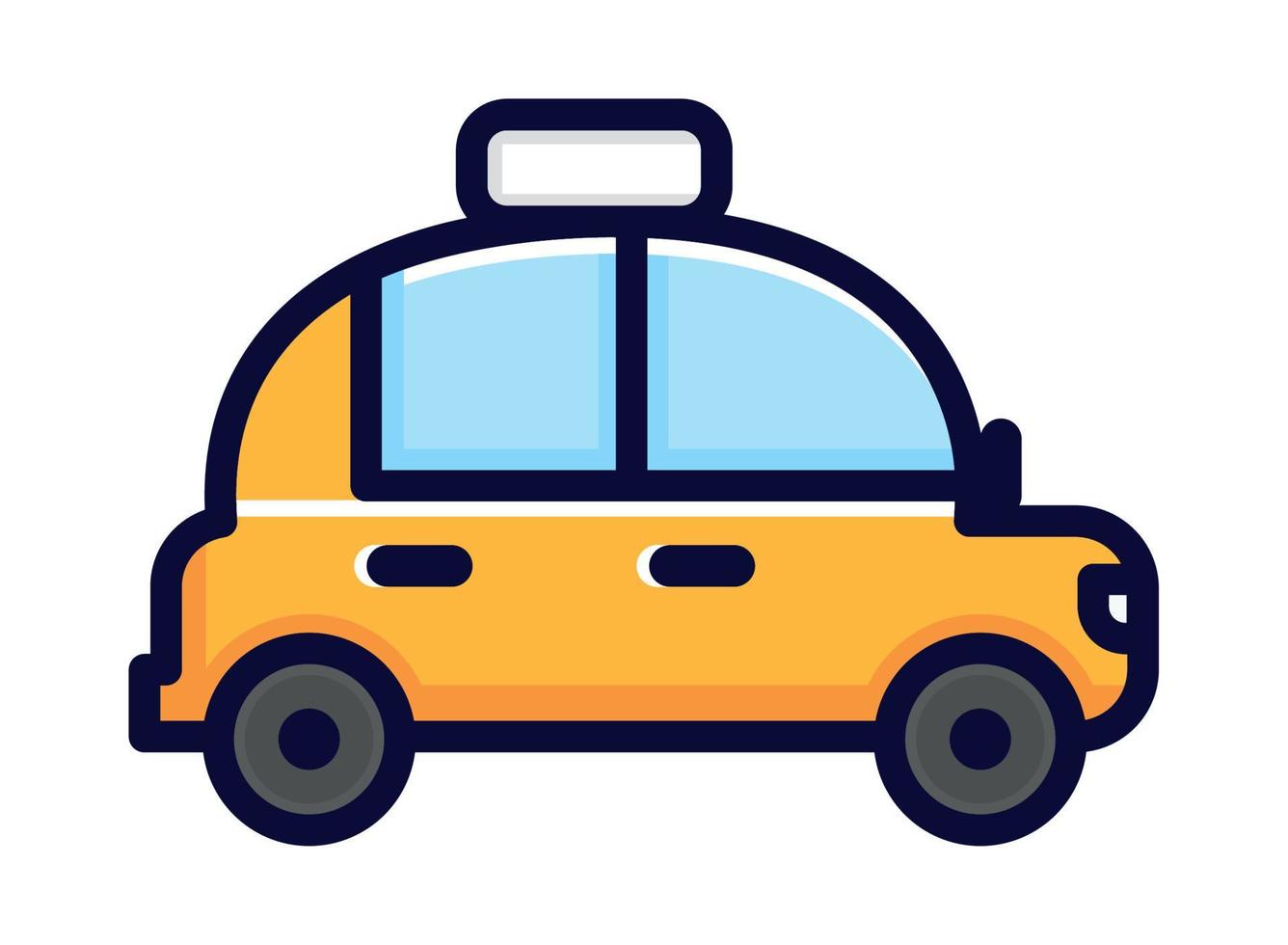 poco Taxi trasporto icona vettore