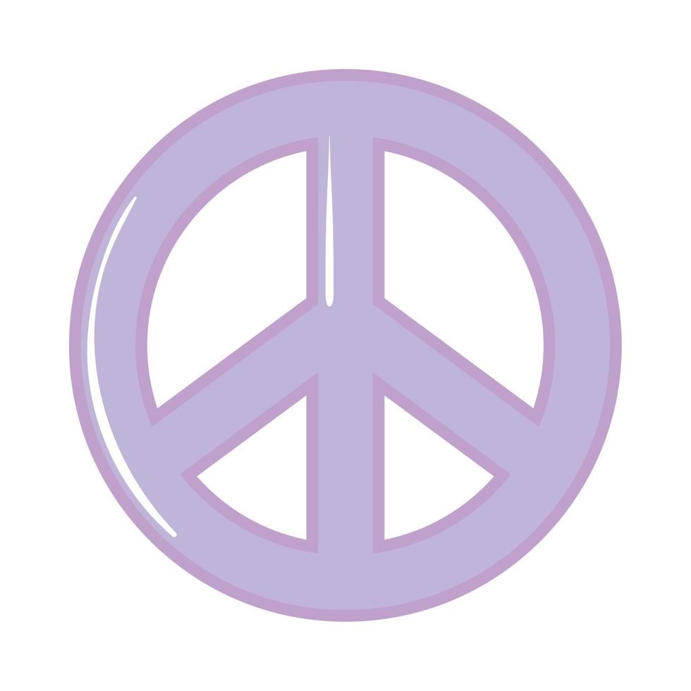 pace simbolo icona vettore