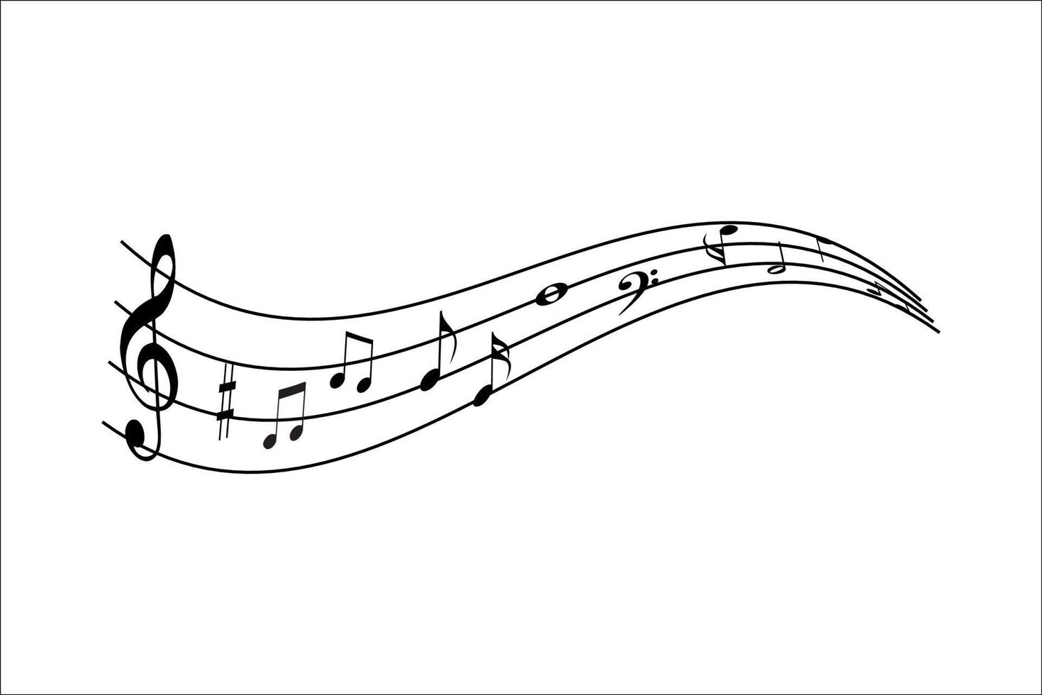 sottofondo musicale astratto vettore