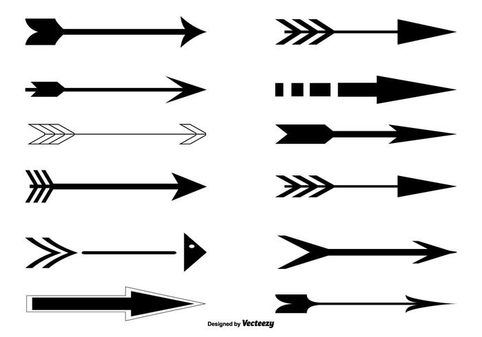 Set di frecce vettoriali