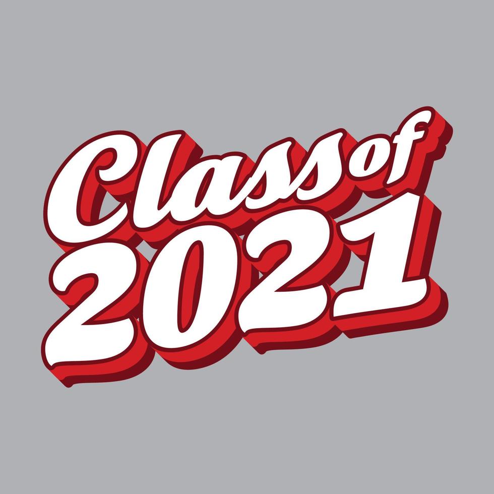 classe di 2022 maglietta design vettore