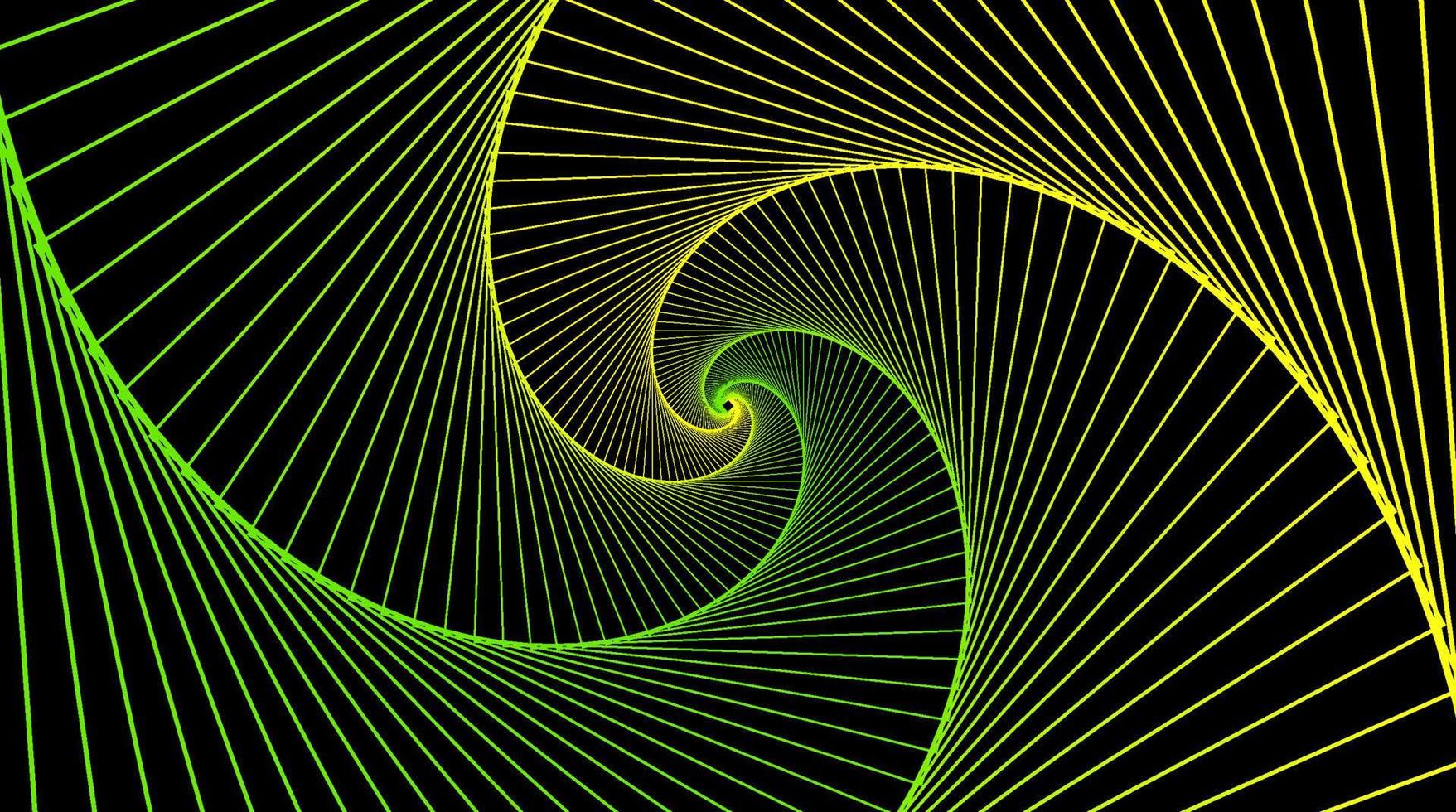 colorato ipnotico spirale vettore illustrazione