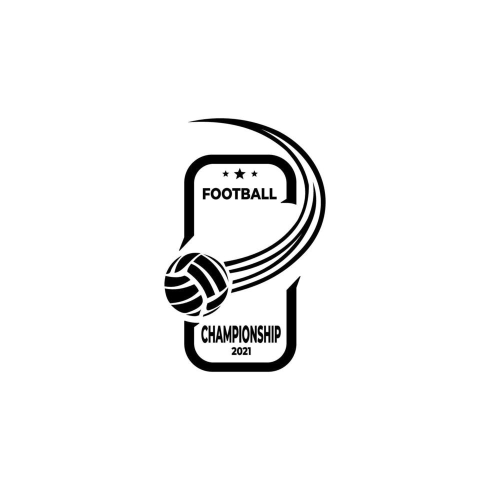 vettore pallavolo logo. sport distintivo per torneo o campionato.